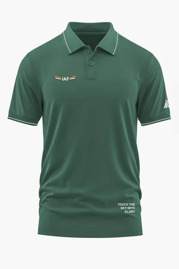 IAF_PRIDE_POLO_T-SHIRT_-_Green,_XXL
