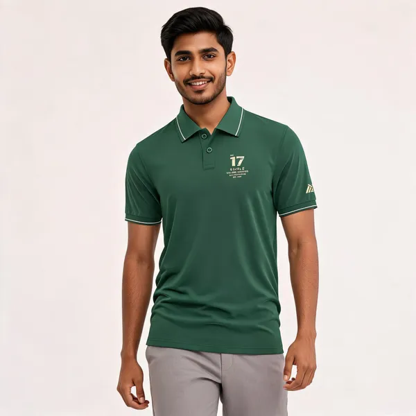 Green_Cotton_Blend_Regular_Fit_Sqd_17_Rafale_Polo_T-Shirt_For_Men