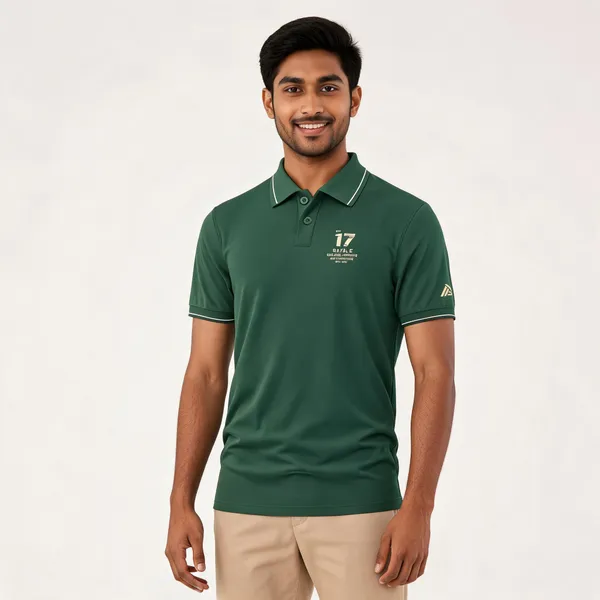 Green_Cotton_Blend_Regular_Fit_Sqd_17_Rafale_Polo_T-Shirt_For_Men