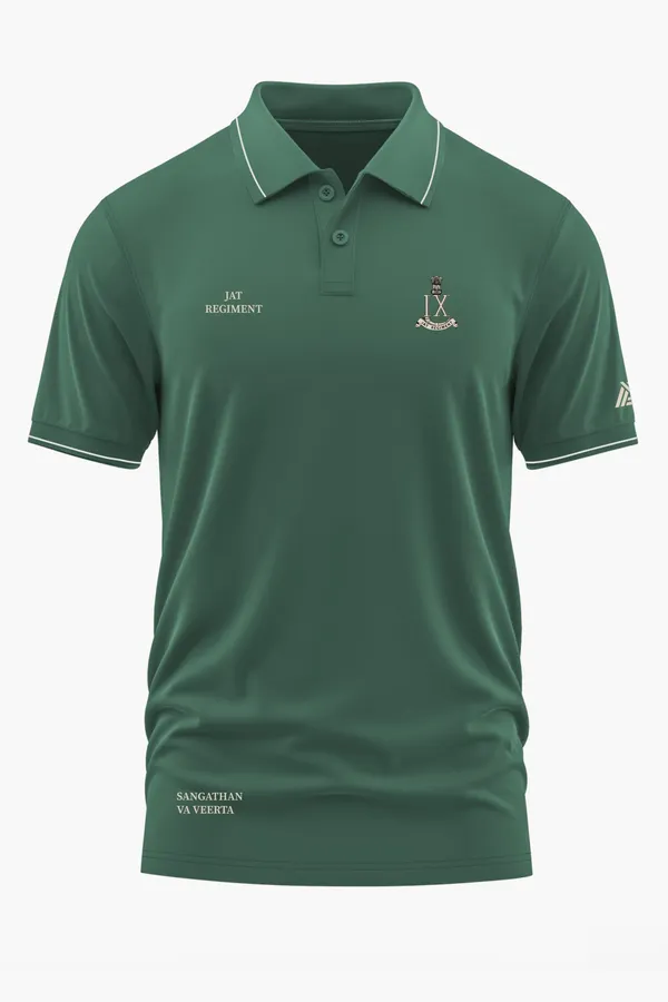 JAT_REGIMENT_PRIDE_POLO_T-SHIRT_-_Green,_XXL