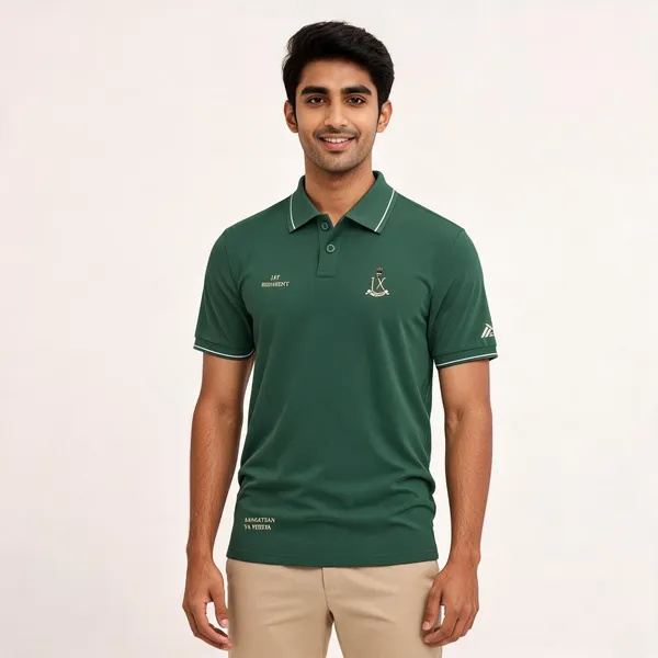 Green_Cotton_Blend_Regular_Fit_Polo_T-Shirt_For_Men