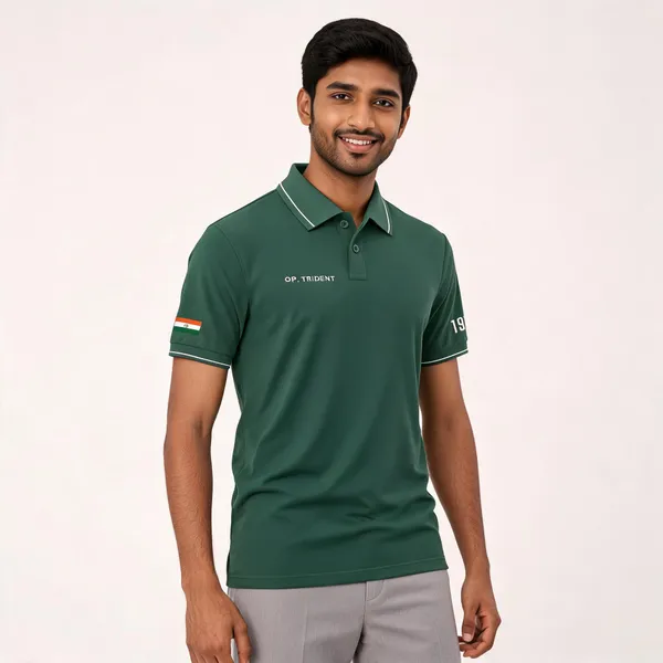 Green_Cotton_Lycra_Regular_Fit_Polo_T-Shirt_For_Men