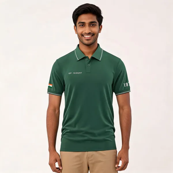 Green_Cotton_Lycra_Regular_Fit_Polo_T-Shirt_For_Men