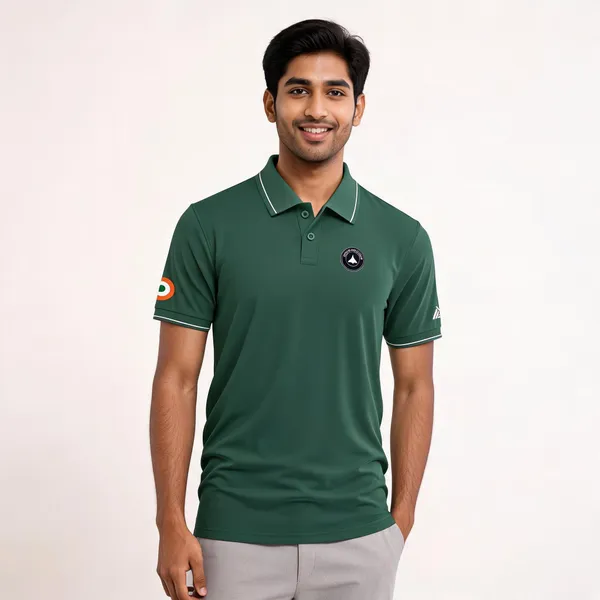 Green_Cotton_Blend_Regular_Fit_Iaf_Classic_Crest_Polo_T-Shirt_For_Men