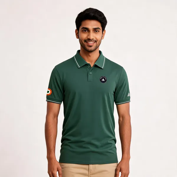 Green_Cotton_Blend_Regular_Fit_Iaf_Classic_Crest_Polo_T-Shirt_For_Men