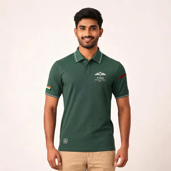 Green_Cotton-Lycra_Regular_Fit_Para_Sf_Polo_T-Shirt_For_Men