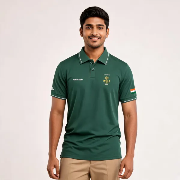 Green_Cotton_Blend_Regular_Fit_Polo_T-Shirt_For_Men