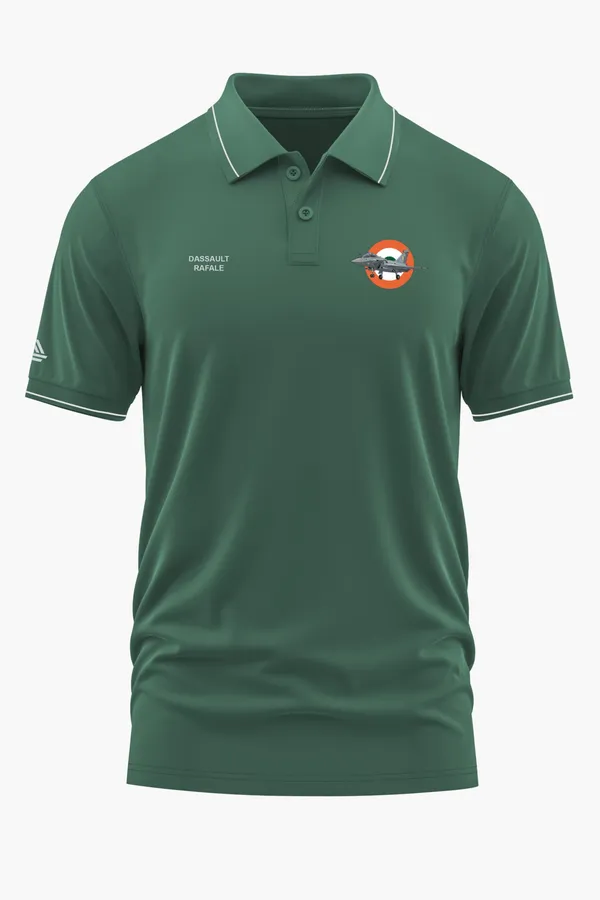 DASSAULT_RAFALE_POLO_T-SHIRT_-_Green,_XXL
