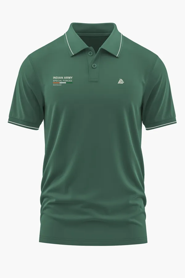 ARMY_SPECIAL_FORCES_POLO_T-SHIRT_-_Green,_XXL