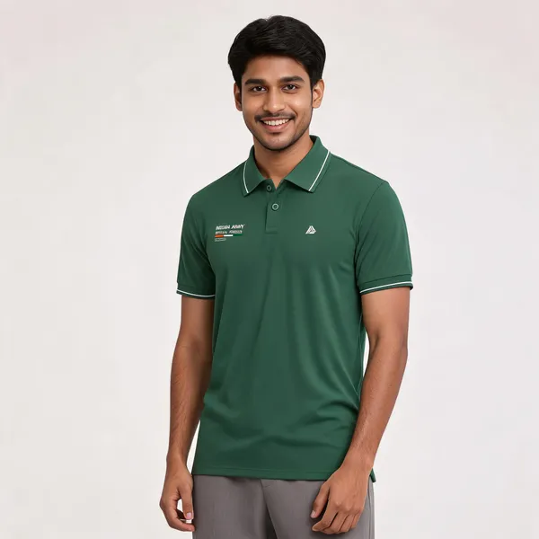 Green_Cotton_Blend_Regular_Fit_Army_Special_Forces_Polo_T-Shirt_For_Men
