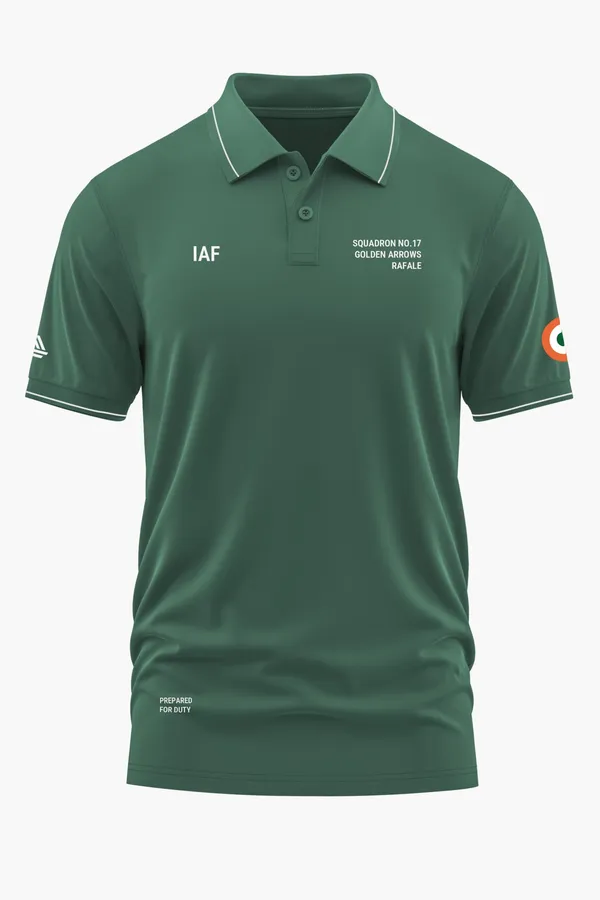 SQN._17_GOLDEN_ARROWS_POLO_T-SHIRT_-_Green,_XXL