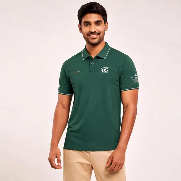 Green_Cotton_Lycra_Regular_Fit_Polo_T-Shirt_For_Men