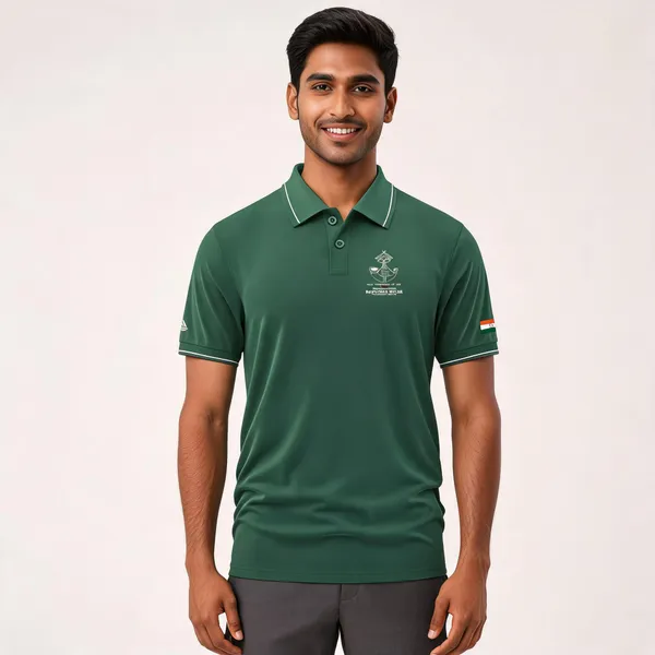 Green_Cotton-Lycra_Regular_Fit_Rajputana_Rifles_Legacy_Polo_T-Shirt_For_Men