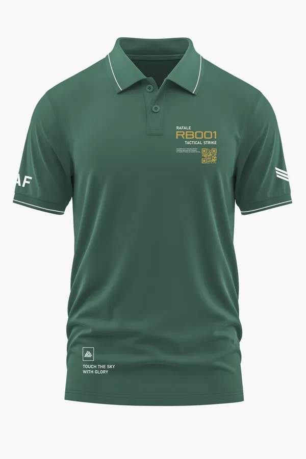 RAFALE_TACTICAL_STRIKE_POLO_T-SHIRT_-_Green,_XXL