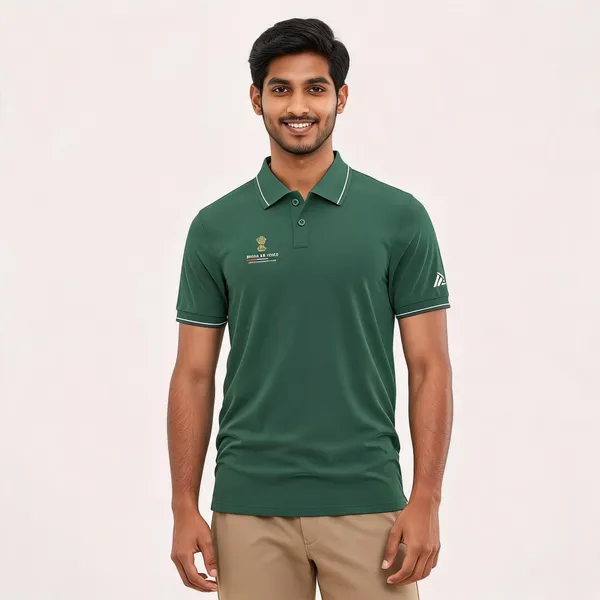 Green_Cotton_Blend_Regular_Fit_Iaf_Legacy_Polo_T-Shirt_For_Men