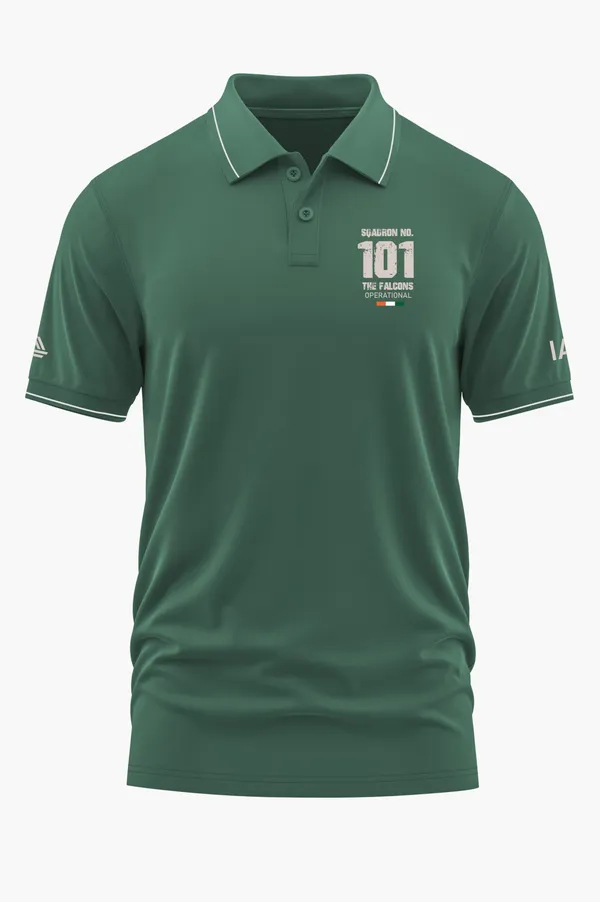 SQN_NO._101_THE_FALCONS_POLO_T-SHIRT_-_Green,_XXL
