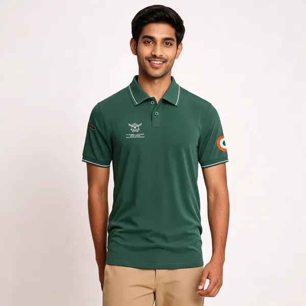 Green_Cotton_Regular_Fit_Sqn_45_Flying_Daggers_Polo_T-Shirt_For_Men