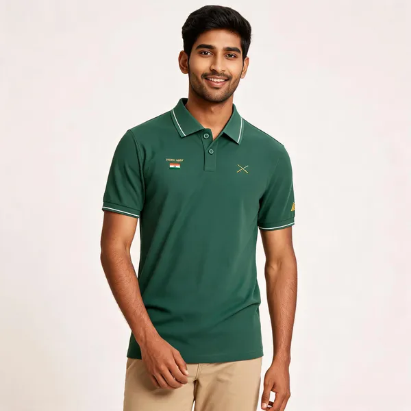 Green_Cotton_Lycra_Regular_Fit_Indian_Army_Polo_T-Shirt_For_Men