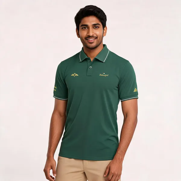 Green_Cotton_Lycra_Regular_Fit_Polo_T-Shirt_For_Men