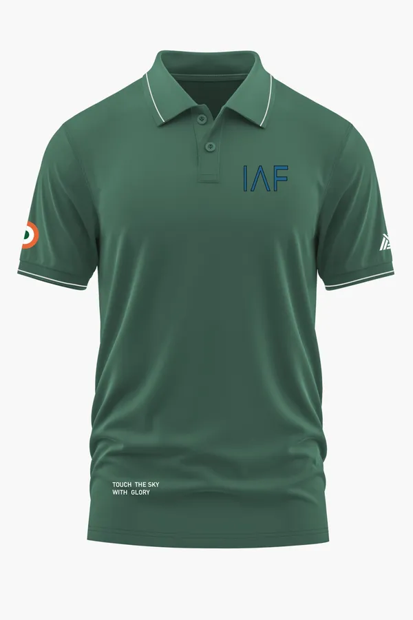 IAF_HONOUR_CLASSIC_POLO_T-SHIRT_-_Green,_XXL
