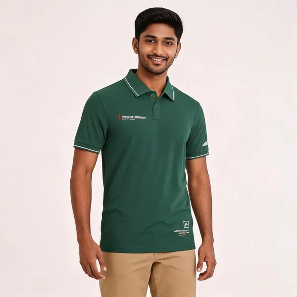 Green_Cotton_Blend_Regular_Fit_Polo_T-Shirt_For_Men