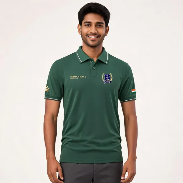 Green_Cotton_Lycra_Regular_Fit_Naval_Elite_Polo_T-Shirt_For_Men