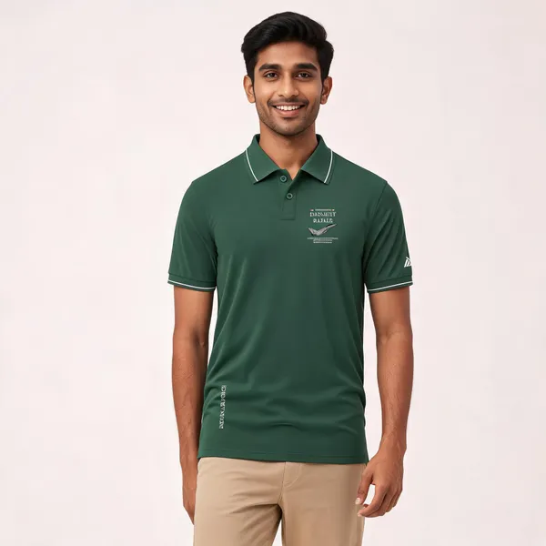 Green_Cotton-Lycra_Regular_Fit_Dassault_Rafale_Strike_Polo_T-Shirt_For_Men