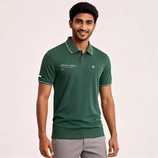 Green_Cotton_Lycra_Regular_Fit_Polo_T-Shirt_For_Men