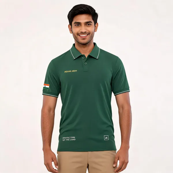 Green_Cotton_Lycra_Regular_Fit_Indian_Army_Polo_T-Shirt_For_Men