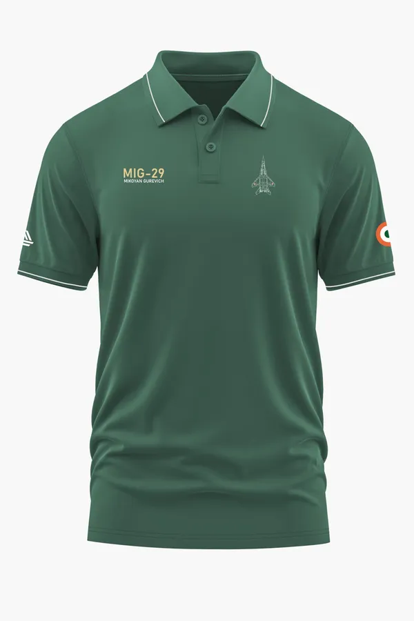 MIG-29_PRIDE_POLO_T-SHIRT_-_Green,_XXL