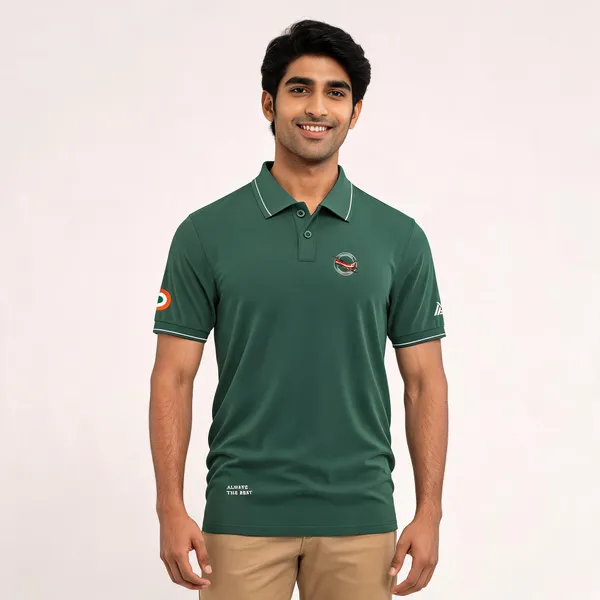 Green_Cotton-Lycra_Regular_Fit_Surya_Kiran_Aerobatic_Team_Polo_T-Shirt_For_Men
