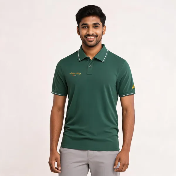 Green_Cotton_Regular_Fit_Indian_Army_Signature_Polo_T-Shirt_For_Men