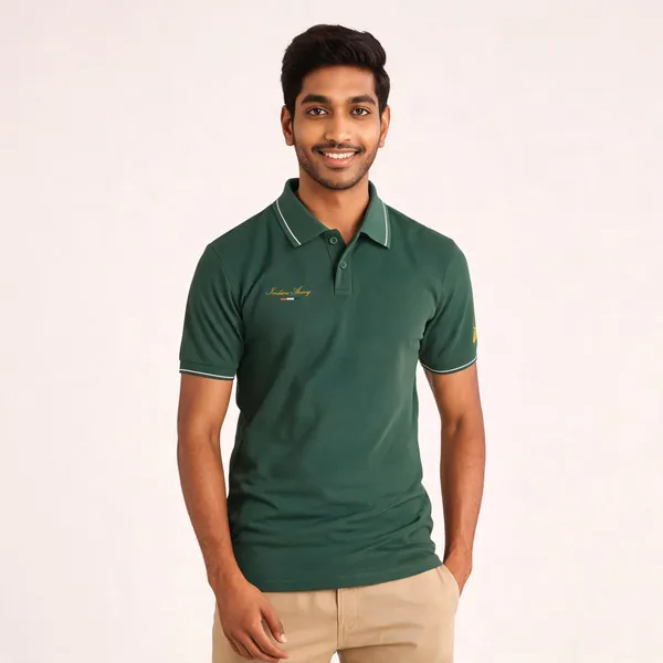 Green_Cotton_Regular_Fit_Indian_Army_Signature_Polo_T-Shirt_For_Men