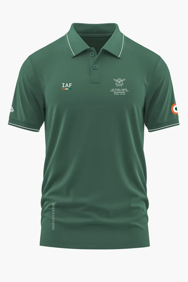 AIR_DEFENCE_COMMAND_POLO_T-SHIRT_-_Green,_XXL