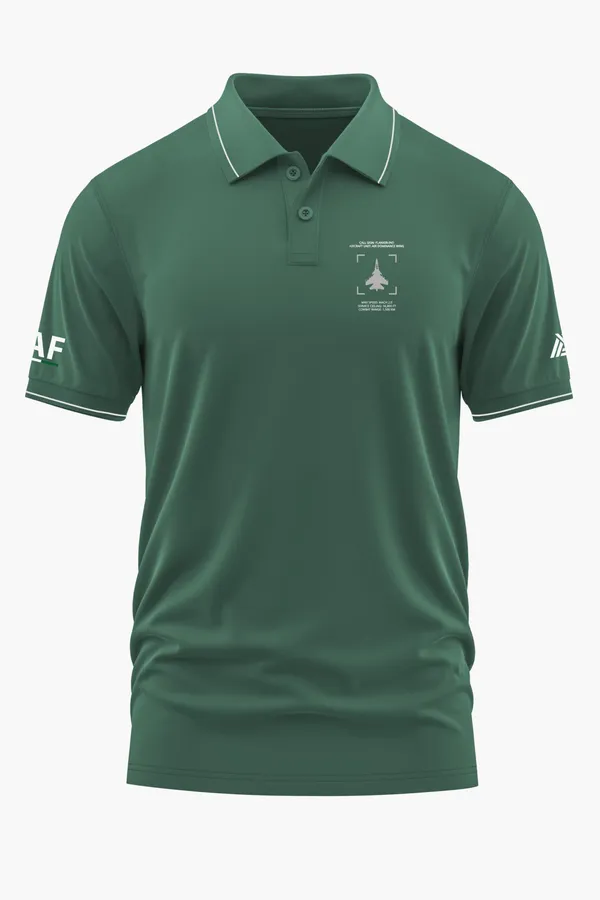 SU-30_MKI_FLANKER_POLO_T-SHIRT_-_Green,_XXL