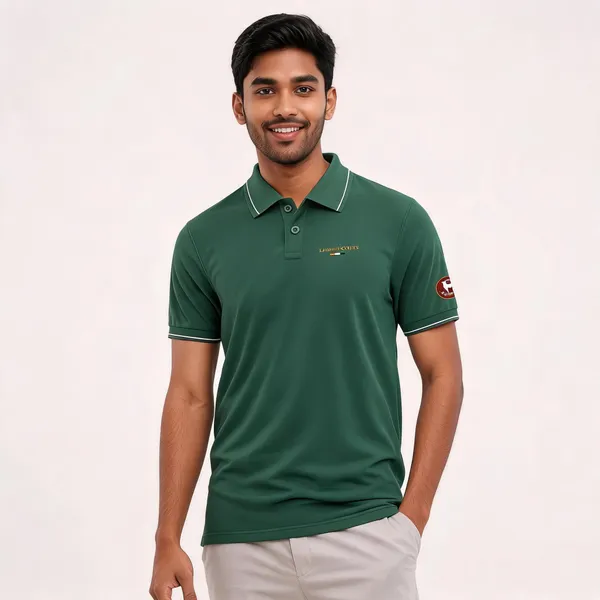 Green_Cotton_Blend_Regular_Fit_Ladakh_Scouts_Polo_T-Shirt_For_Men