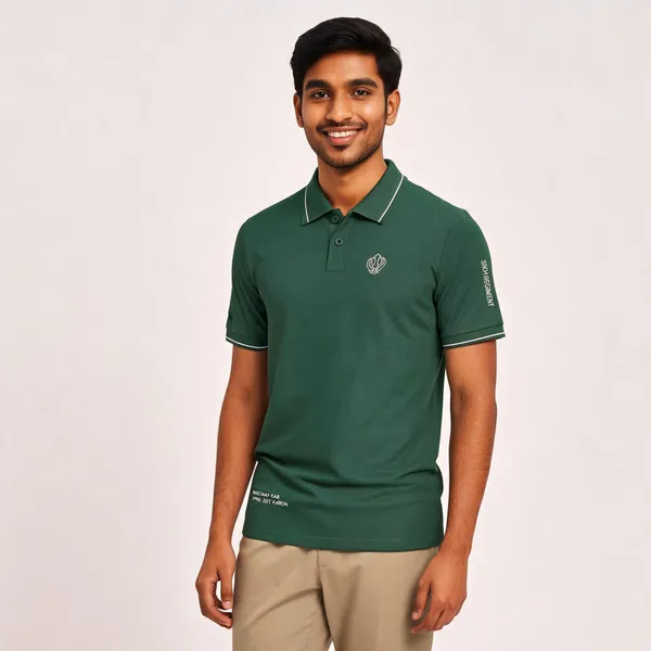 Green_Cotton_Blend_Regular_Fit_Sikh_Regiment_Polo_T-Shirt_For_Men