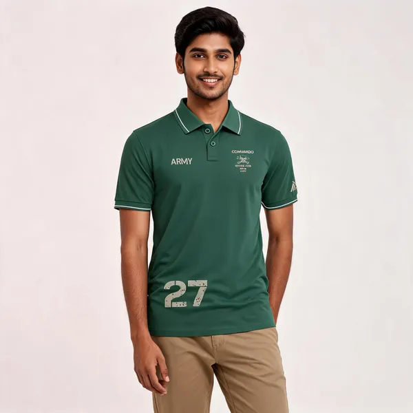 Green_Cotton_Regular_Fit_Commando_Special_Ops_Polo_T-Shirt_For_Men