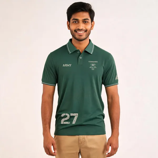 Green_Cotton_Regular_Fit_Commando_Special_Ops_Polo_T-Shirt_For_Men