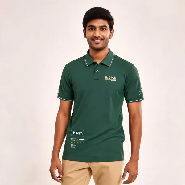 Green_Cotton_Regular_Fit_Indian_Army_Polo_T-Shirt_For_Men