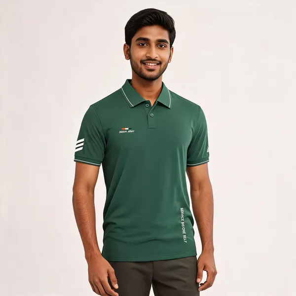 Green_Cotton_Blend_Regular_Fit_Polo_T-Shirt_For_Men