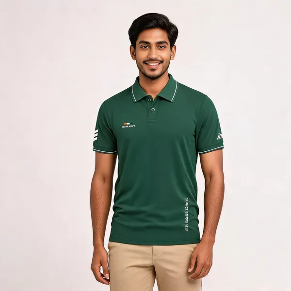 Green_Cotton_Blend_Regular_Fit_Polo_T-Shirt_For_Men