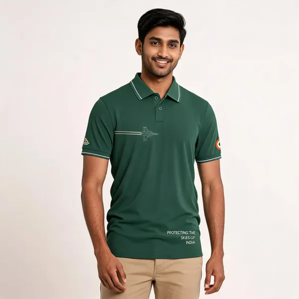 Green_Cotton_Blend_Regular_Fit_Polo_T-Shirt_For_Men
