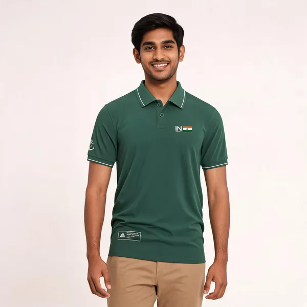 Green_Cotton-Lycra_Regular_Fit_Polo_T-Shirt_For_Men