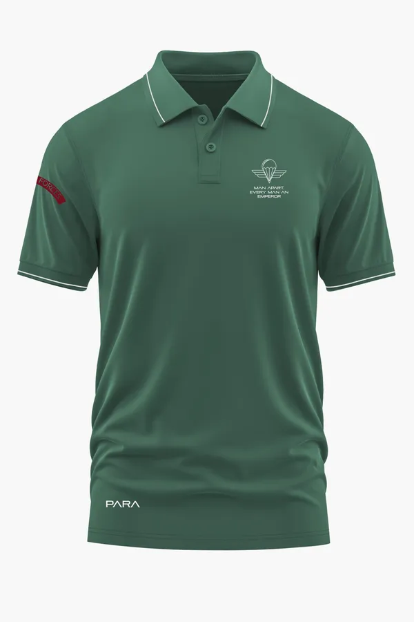 PARA_ELITE_CORE_POLO_T-SHIRT_-_Green,_XXL