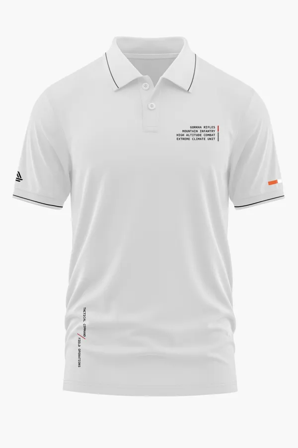 GORKHA_RIFLES_TACTICAL_POLO_T-SHIRT_-_White,_XXL