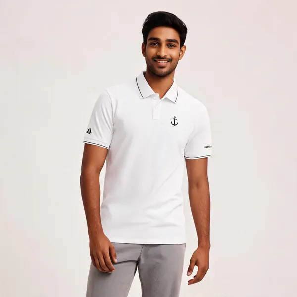 White_Cotton-Lycra_Regular_Fit_Indian_Navy_Honor_Polo_T-Shirt_For_Men