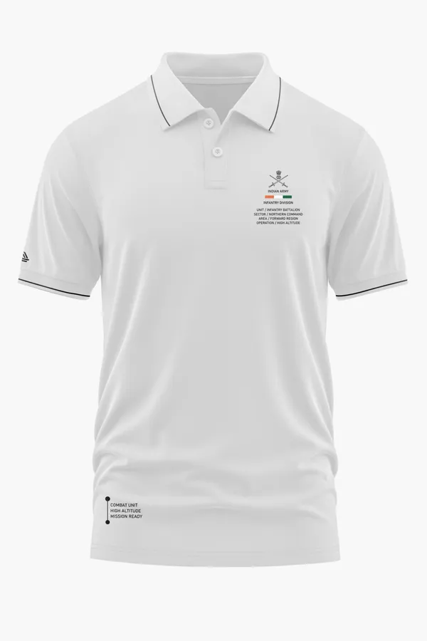 INDIAN_ARMY_COMBAT_UNIT_POLO_T-SHIRT_-_White,_XXL