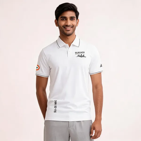 White_Cotton-Lycra_Regular_Fit_Polo_T-Shirt_For_Men