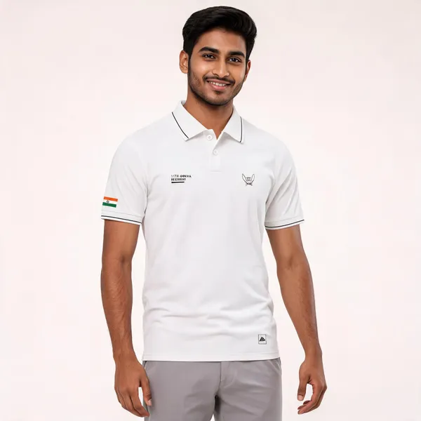 White_Cotton-Lycra_Regular_Fit_Polo_T-Shirt_For_Men